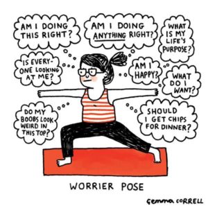 worrier pose