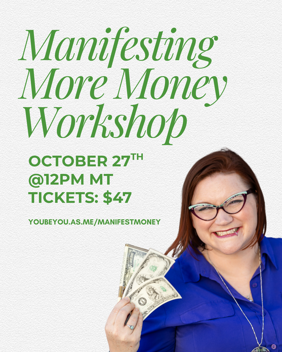 PAID WORKSHOP: Manifesting More Money Workshop