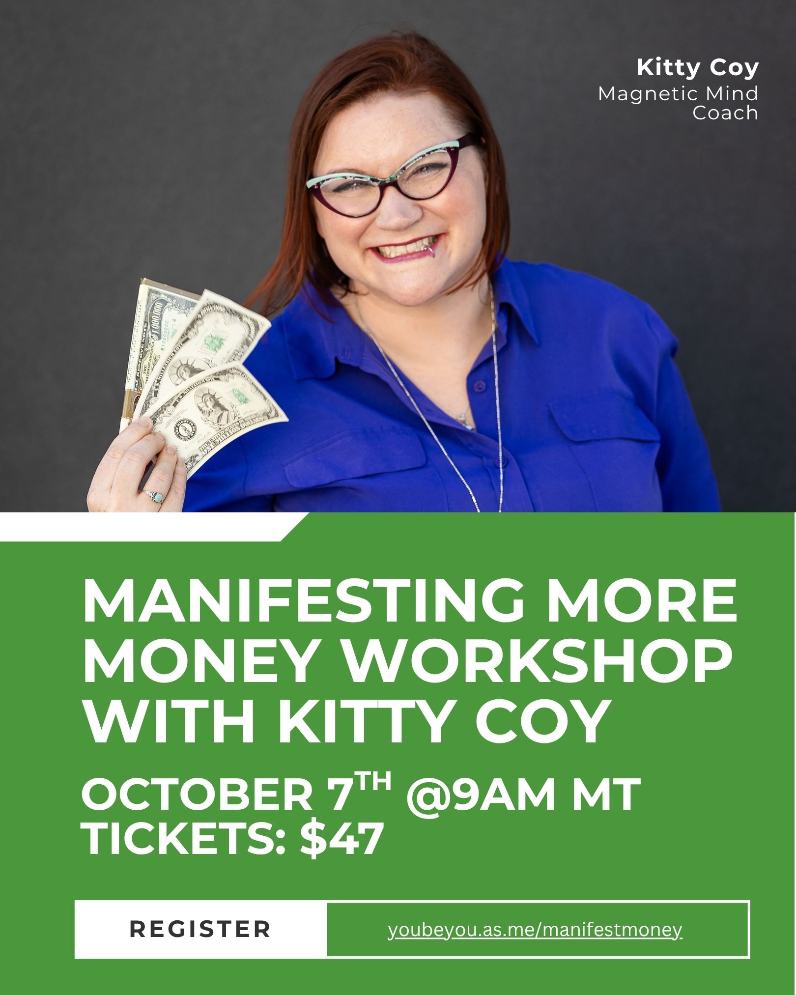 PAID WORKSHOP: Manifesting More Money Workshop